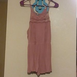 Pink/nude romper